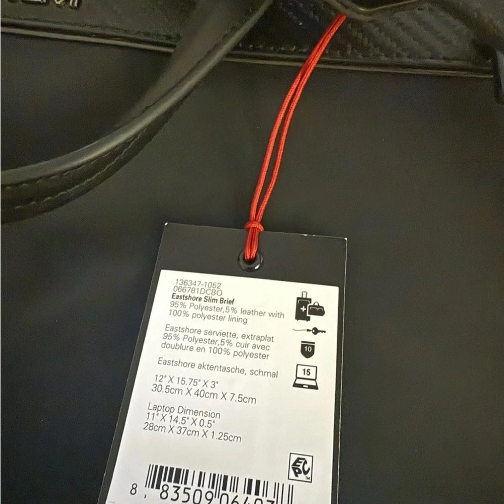 Tumi Eastshore Slim Brief Black